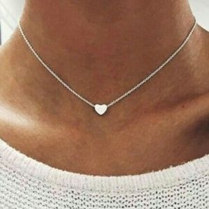 Silver Single Heart Necklace